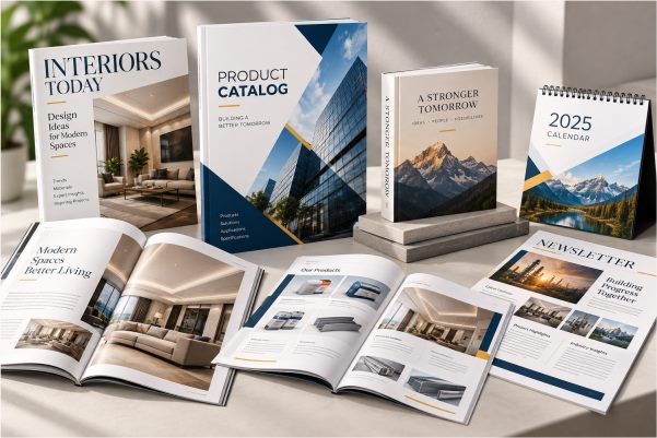 Publication design – magazines and annual reports